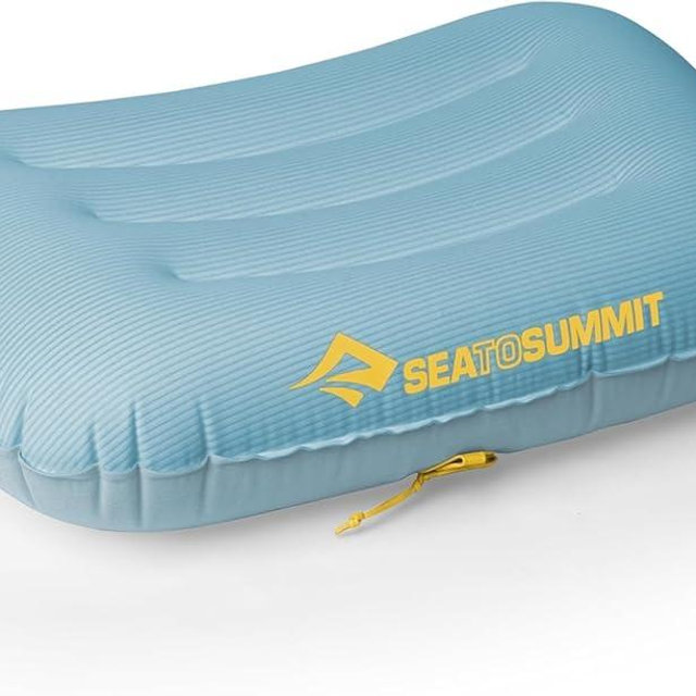 Sea to Summit Aeros Ultralight Inflatable Camping and Travel Pillow, Large, Aqua Sea
