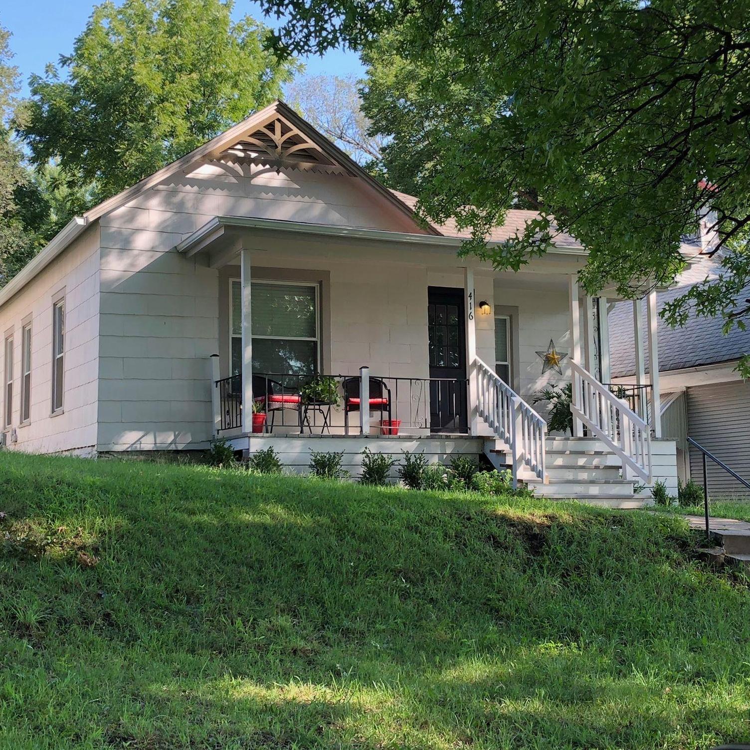 The first house we bought and flipped- post flip