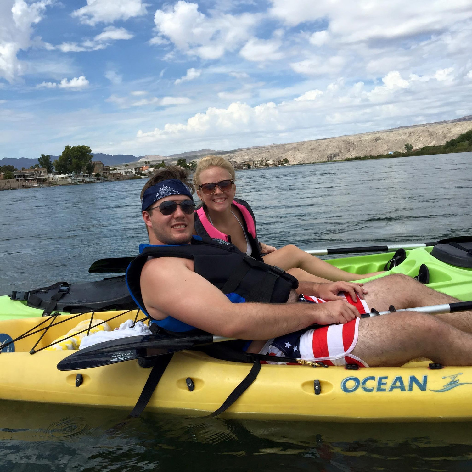 Kayaking in Arizona August 2015