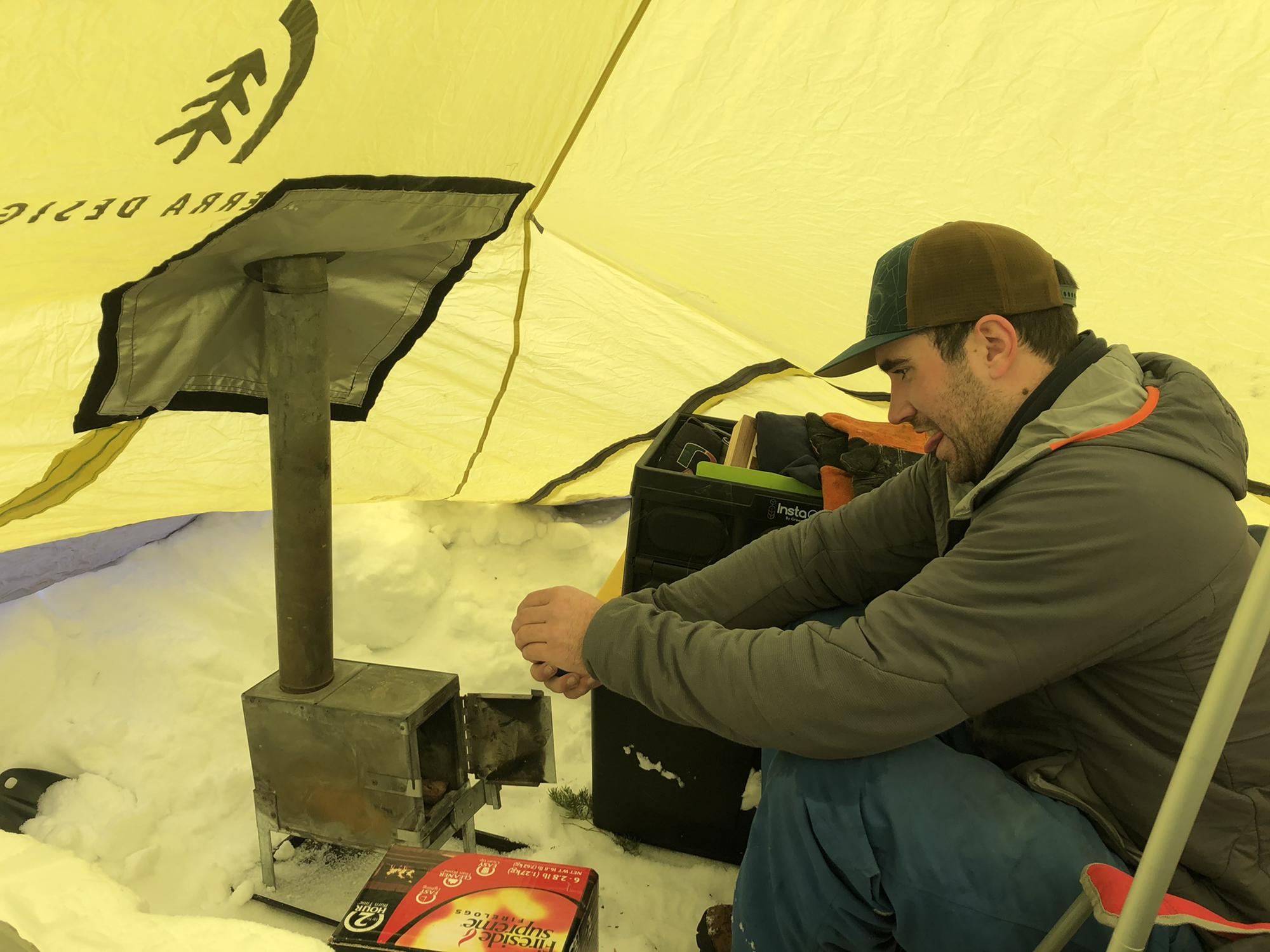 Winter camping is ~*in-tents*~