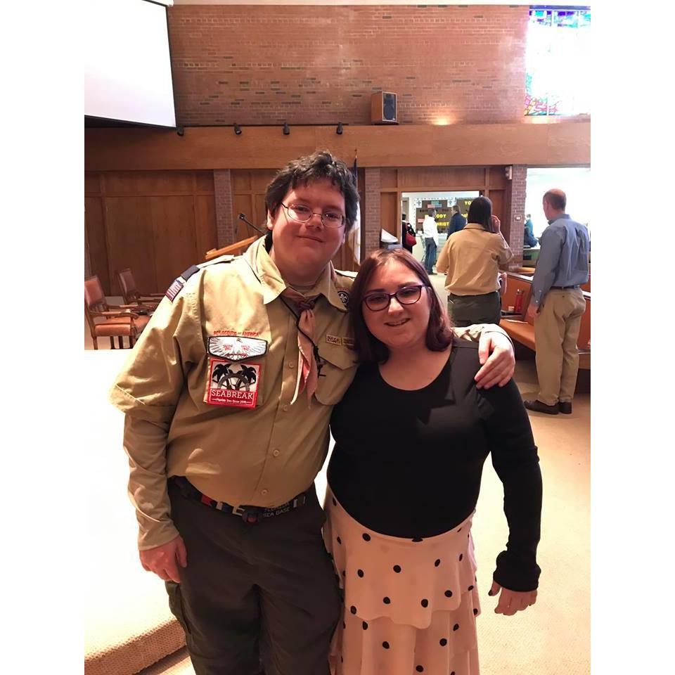 scouts sunday service