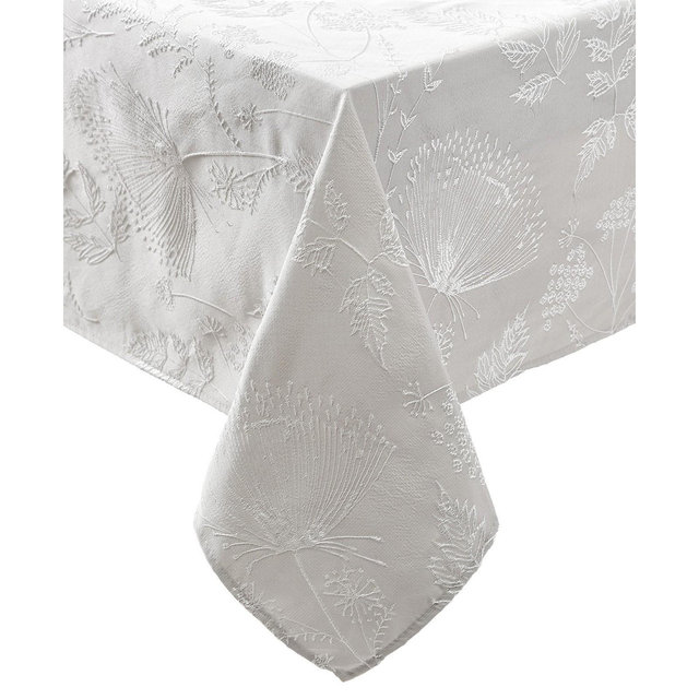 Laura Ashley Raised Woven Tablecloth, 60" x 102"