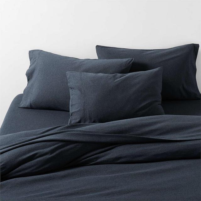 Cozysoft Organic Jersey Midnight Navy Full/Queen Duvet Cover