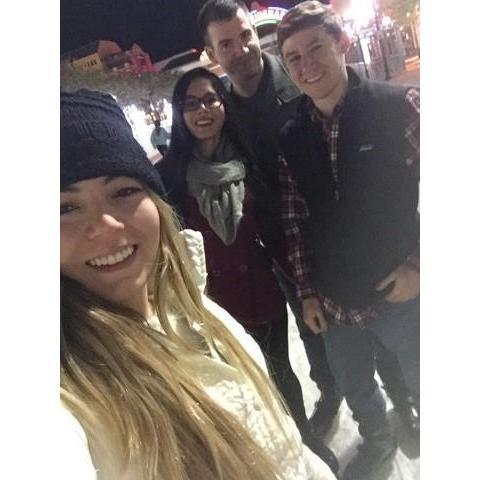 He was teaching me how to do Ice skating.