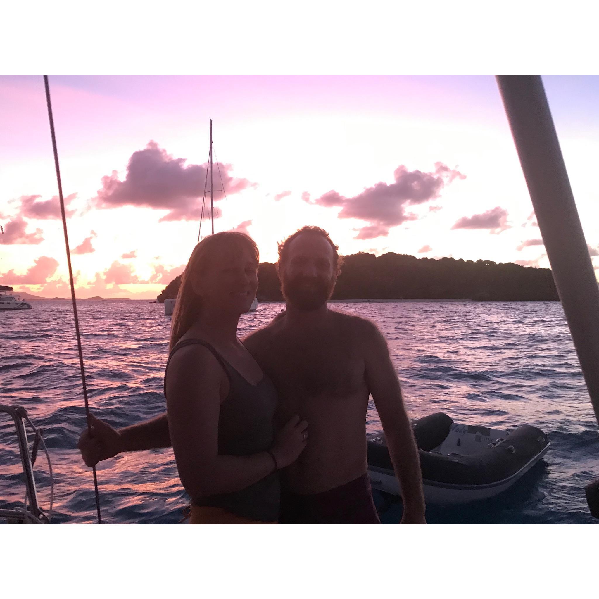 Sunset on Cody! November 2018.