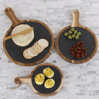 3-Piece Assorted Round Board Set
