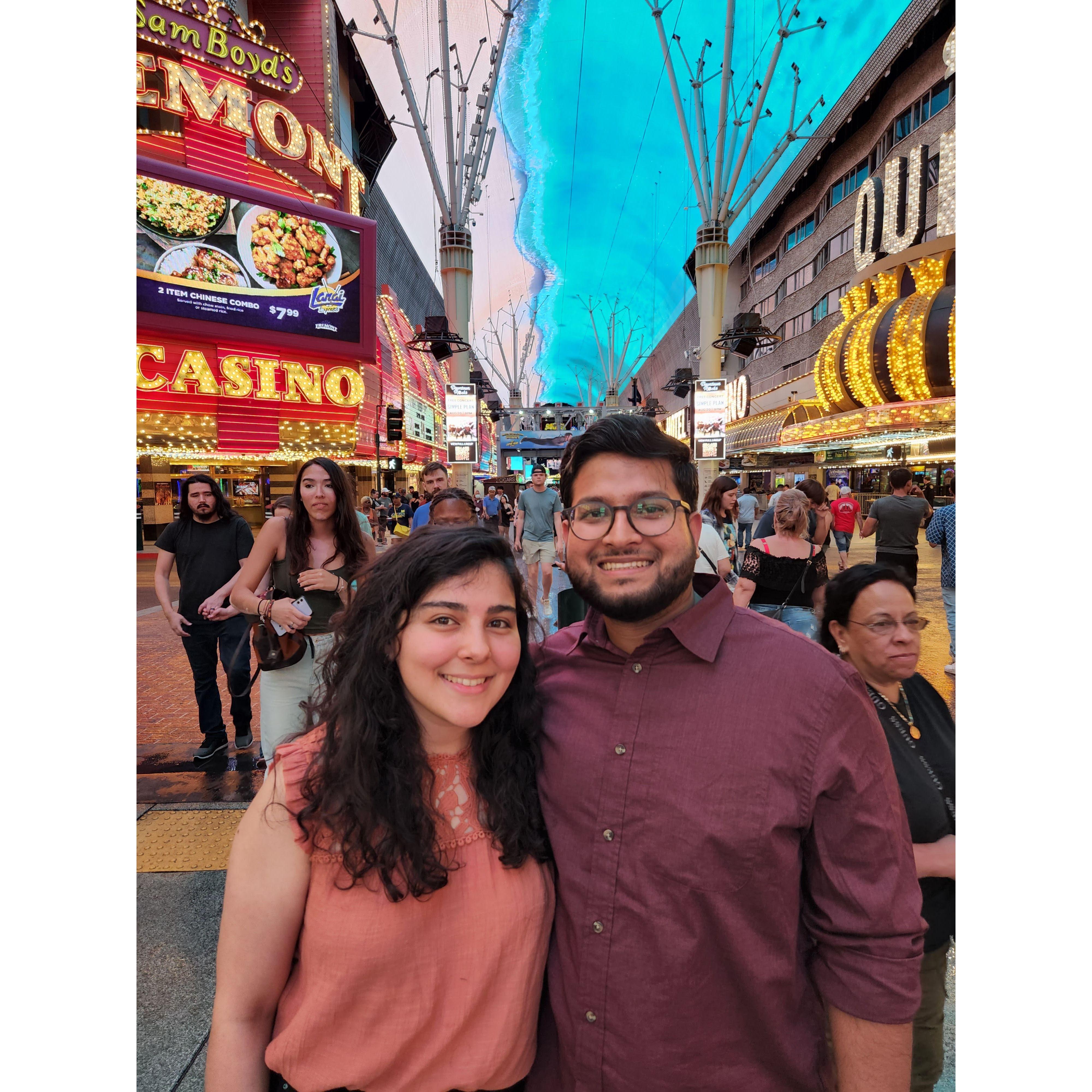 Celebrating Rebecca's Birthday in Las Vegas, NV