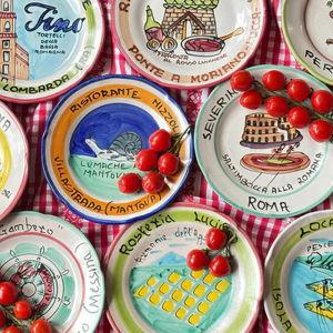 Buon Ricordo Vintage Italian Plates (set of 6)