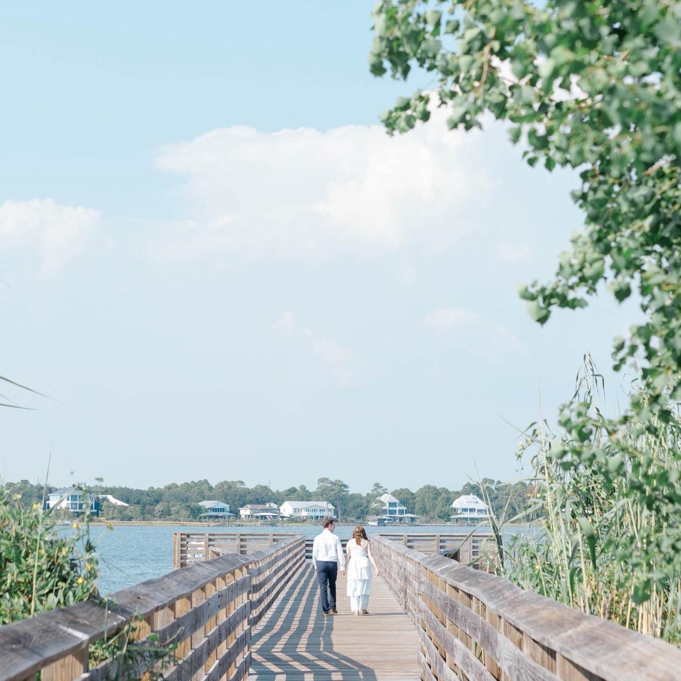 The pier Jackson proposed on was a pier Peyton had mentioned would be a great proposal spot several years prior. It was so sweet to see it come full circle.
