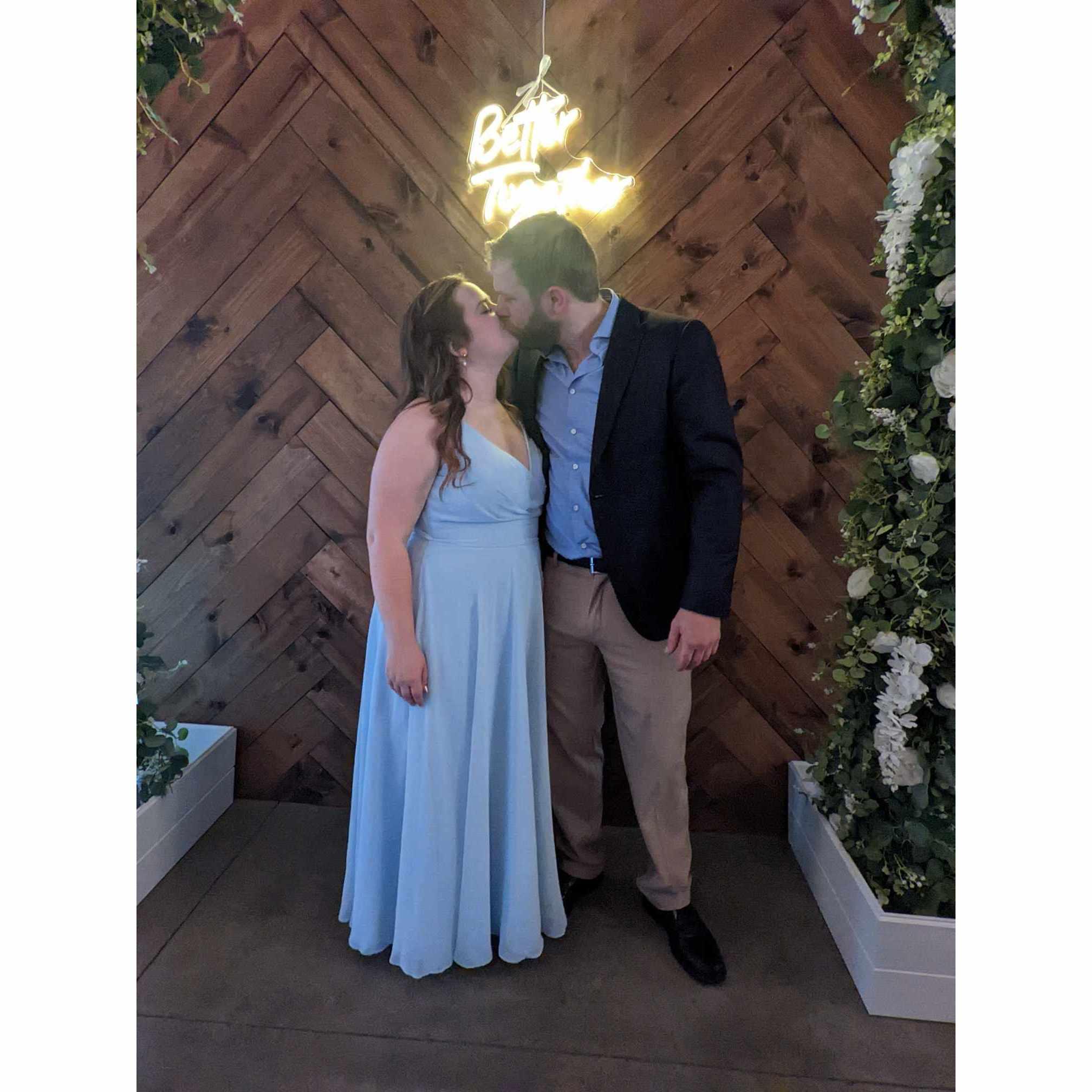 June 2024 - Their first wedding together!