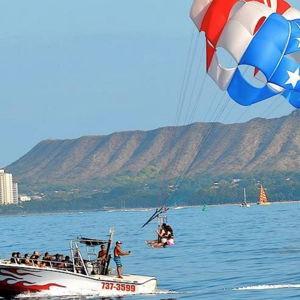 Parasailing or Boating in Hawaii
