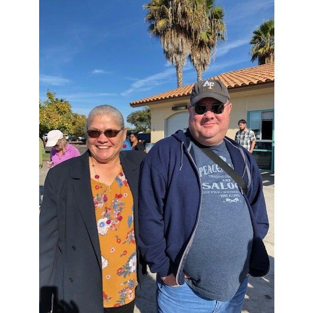 Jerry and my mom in San Diego