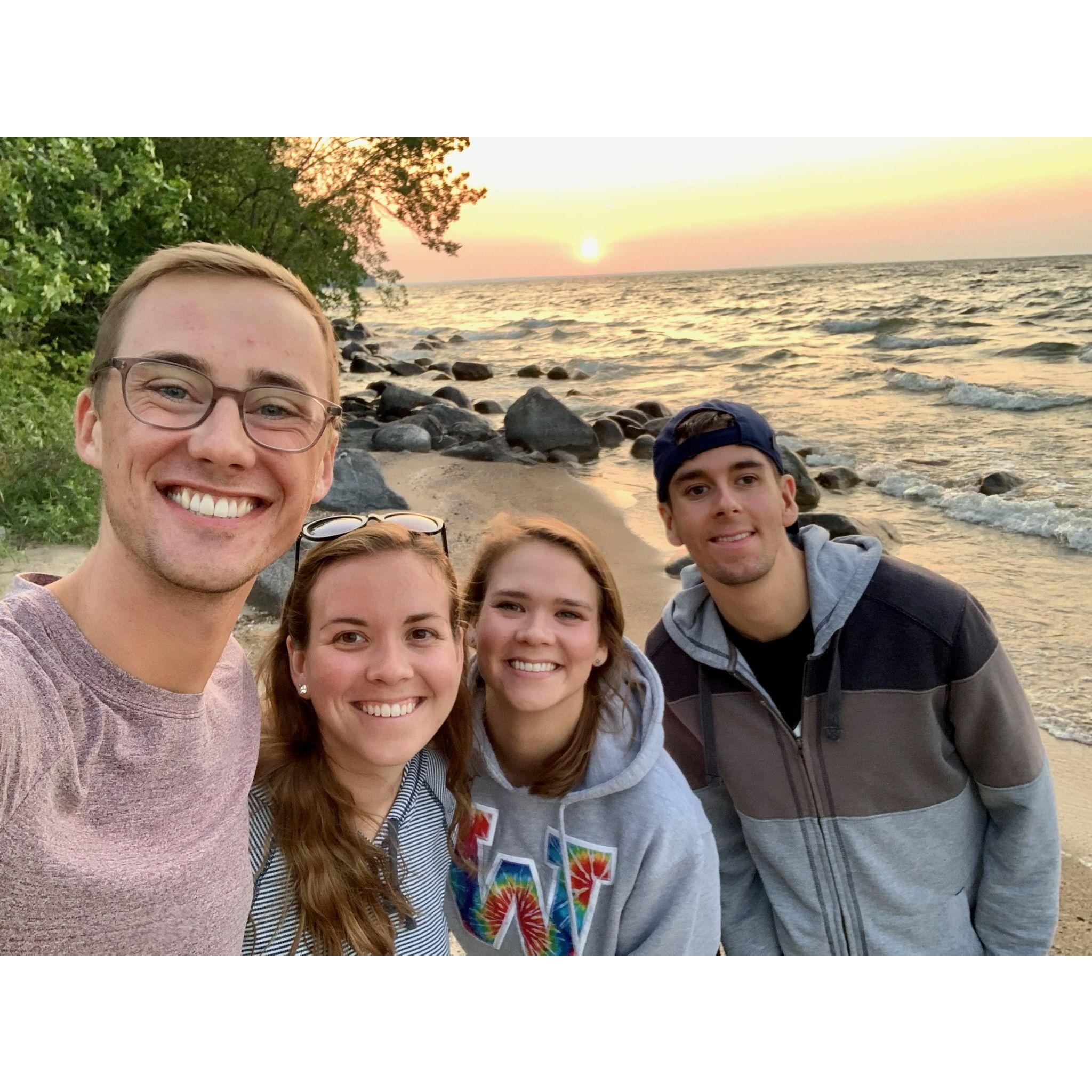 At the Malcom's lakehouse in Walker, MN - 2021
