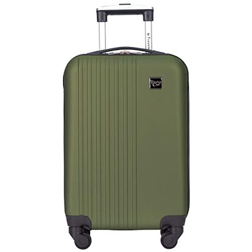 Travelers Club Cosmo Hardside Spinner Luggage, Fern Green, Carry-On 20-Inch