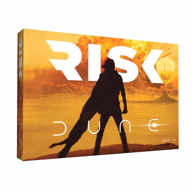 Risk: Dune Strategy Board Game, for Dune Fans, War Game Based on The Dune Movie Franchise, Official Dune Merchandise & Collectible, Ages 10 & Up, 2 or 4 Players, 60+ Minutes Play Time