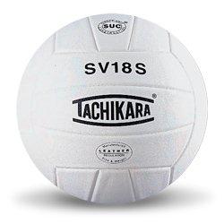 Tachikara Institutional Quality Composite Leather Volleyball, Royal-White