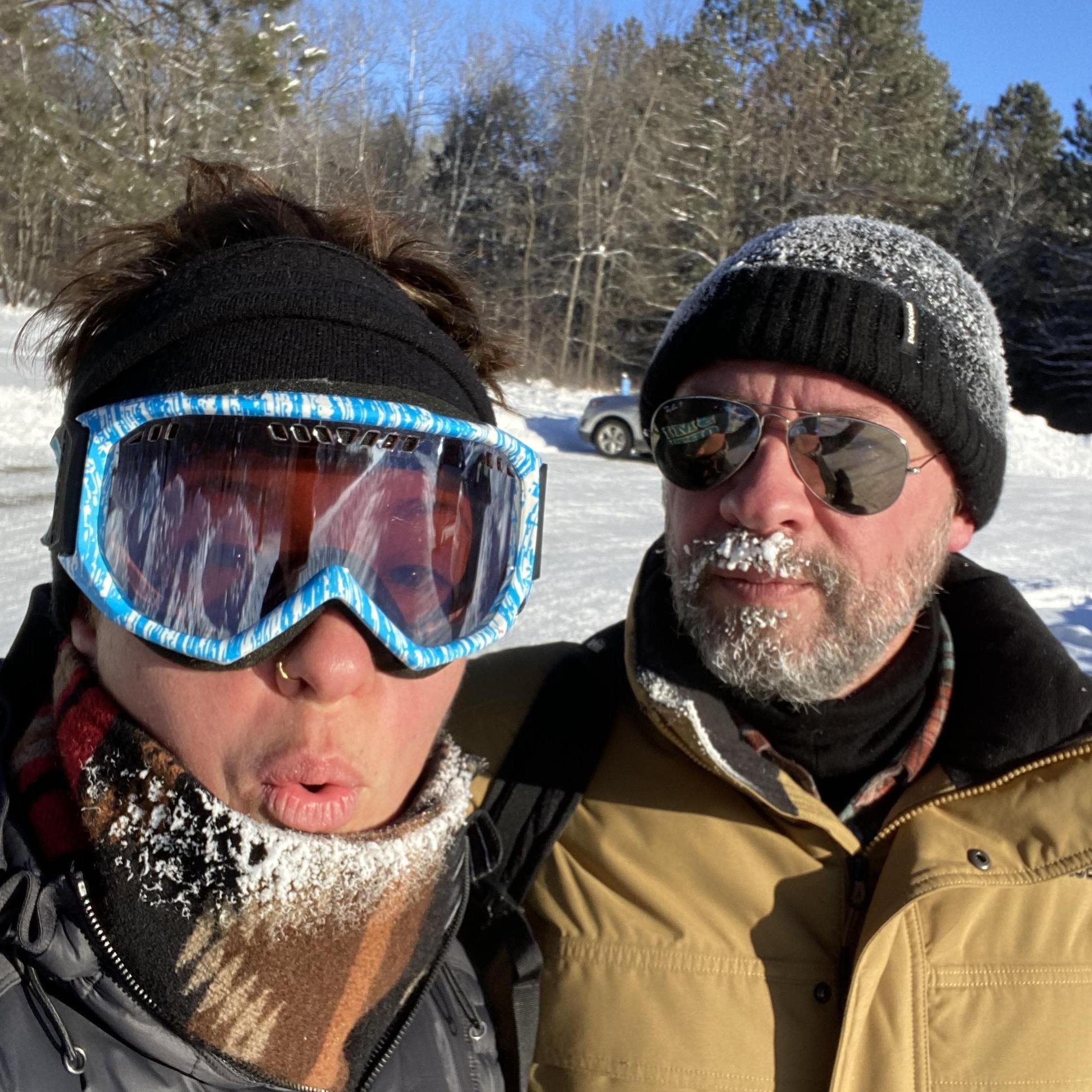 Snowshoeing in -10 on NYE.