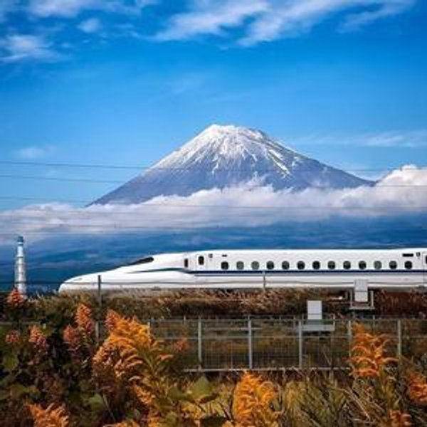 First Class Bullet Train to Osaka