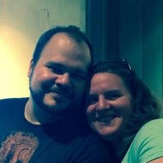 Our first photo together.