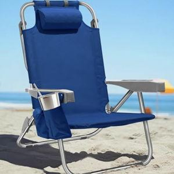 Backpack Beach Chair (Navy)