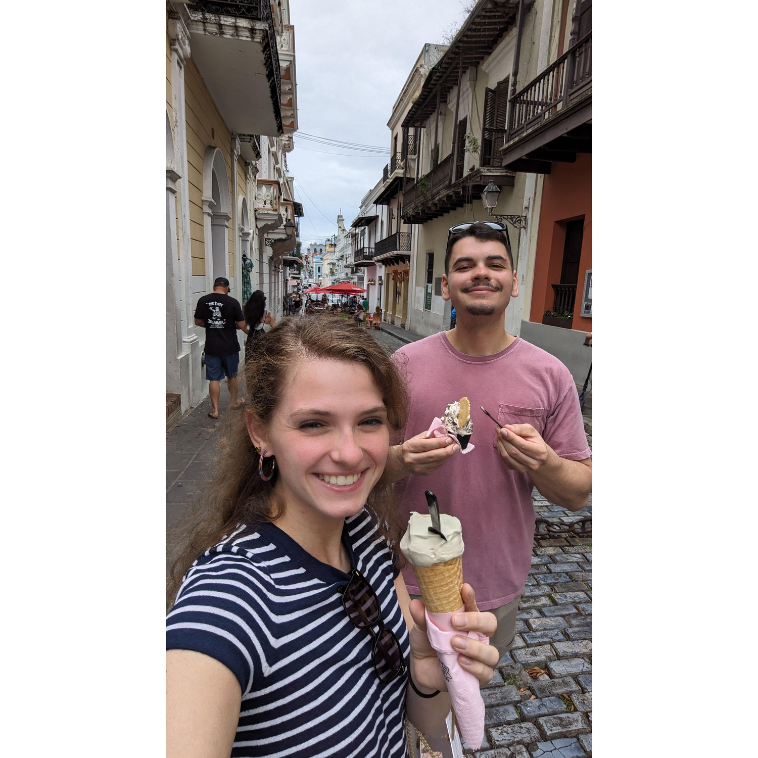 Showed him around Puerto Rico