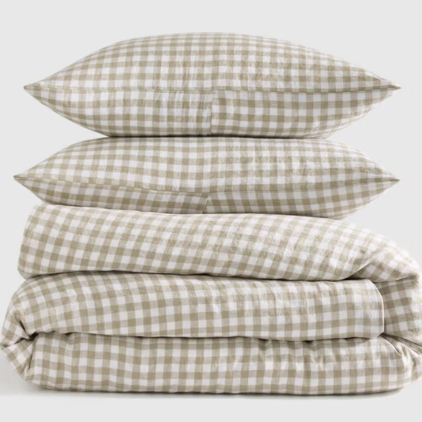 European Linen Duvet Cover Set - Full/Queen