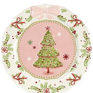 Southern Living Sweet Christmas Collection Pink Bow Platter | Dillard's