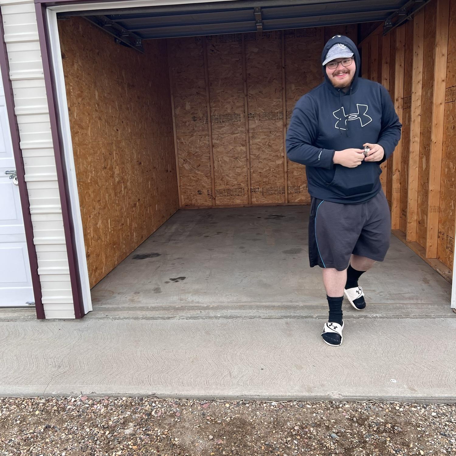 Jude got a storage unit to bring up some of his stuff to move in together! 2023❤️