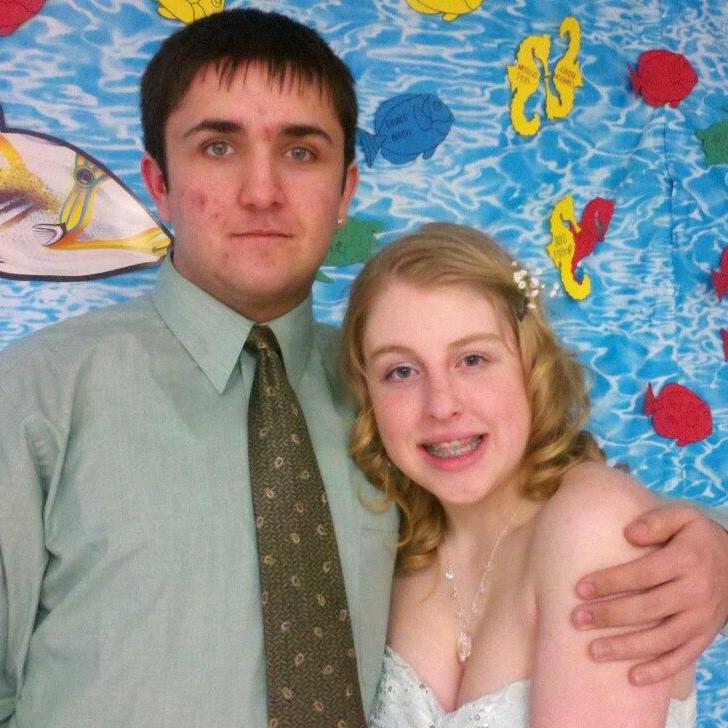 Our 1st school function together -- the "Under the Sea" dance. We had a great night!