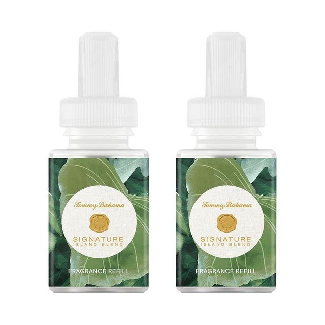 Pura & Tommy Bahama Home Scent Refill - Smart Home Air Diffuser Fragrance - Up to 120-Hours of Premium Fragrance per Refill - Household Essential - Diffuser Fragrance - 2 Pack, Signature Island Blend