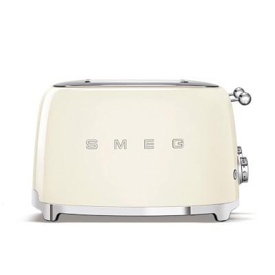 Smeg 4-Slice Toaster, Cream