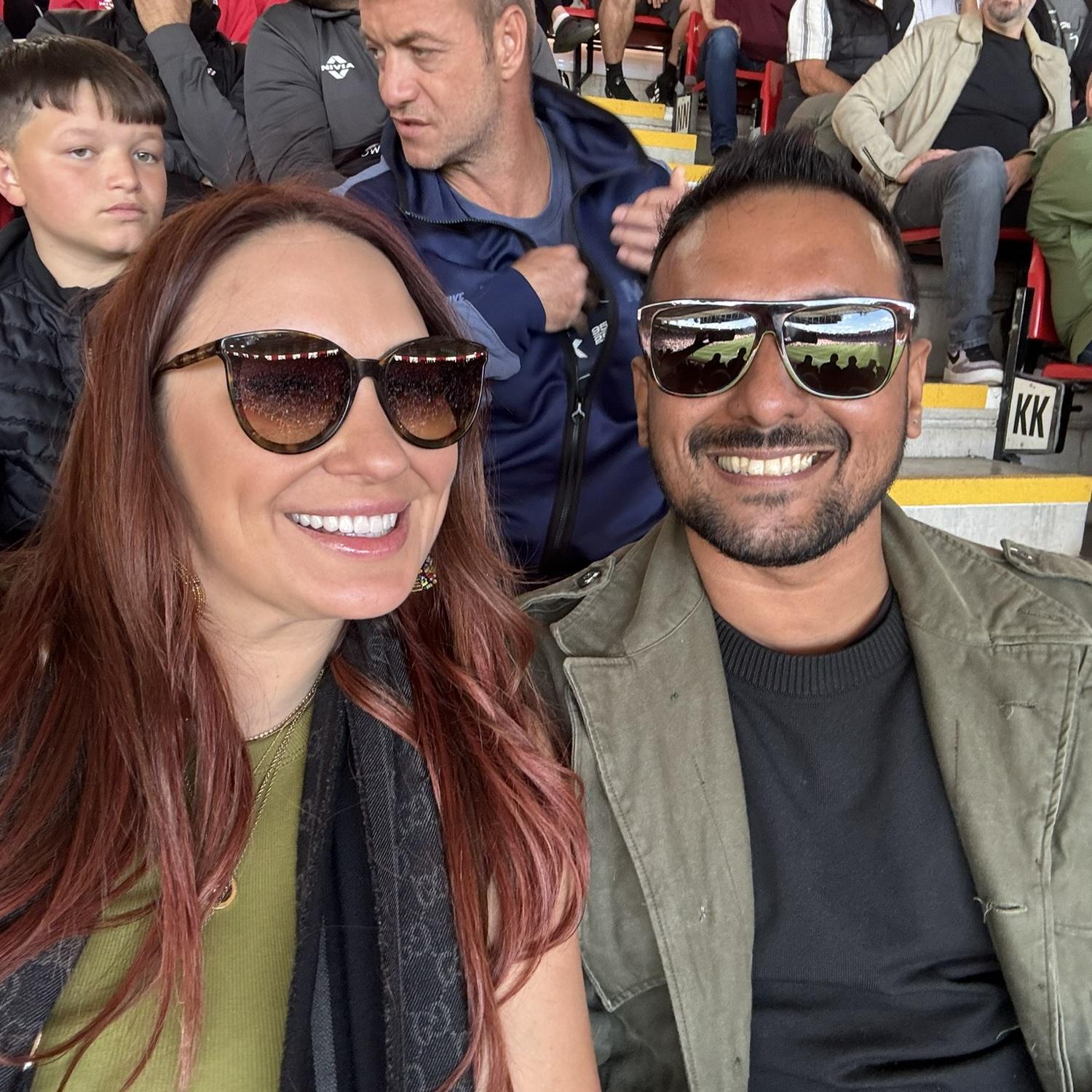 First football match in Southampton, Uk