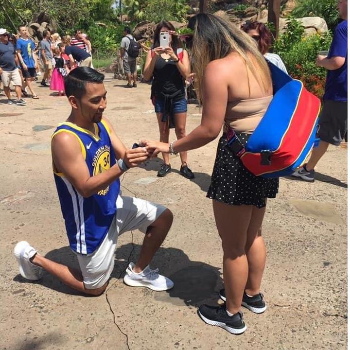 Our engagement at Disney's Animal Kingdom on 05.10.2019