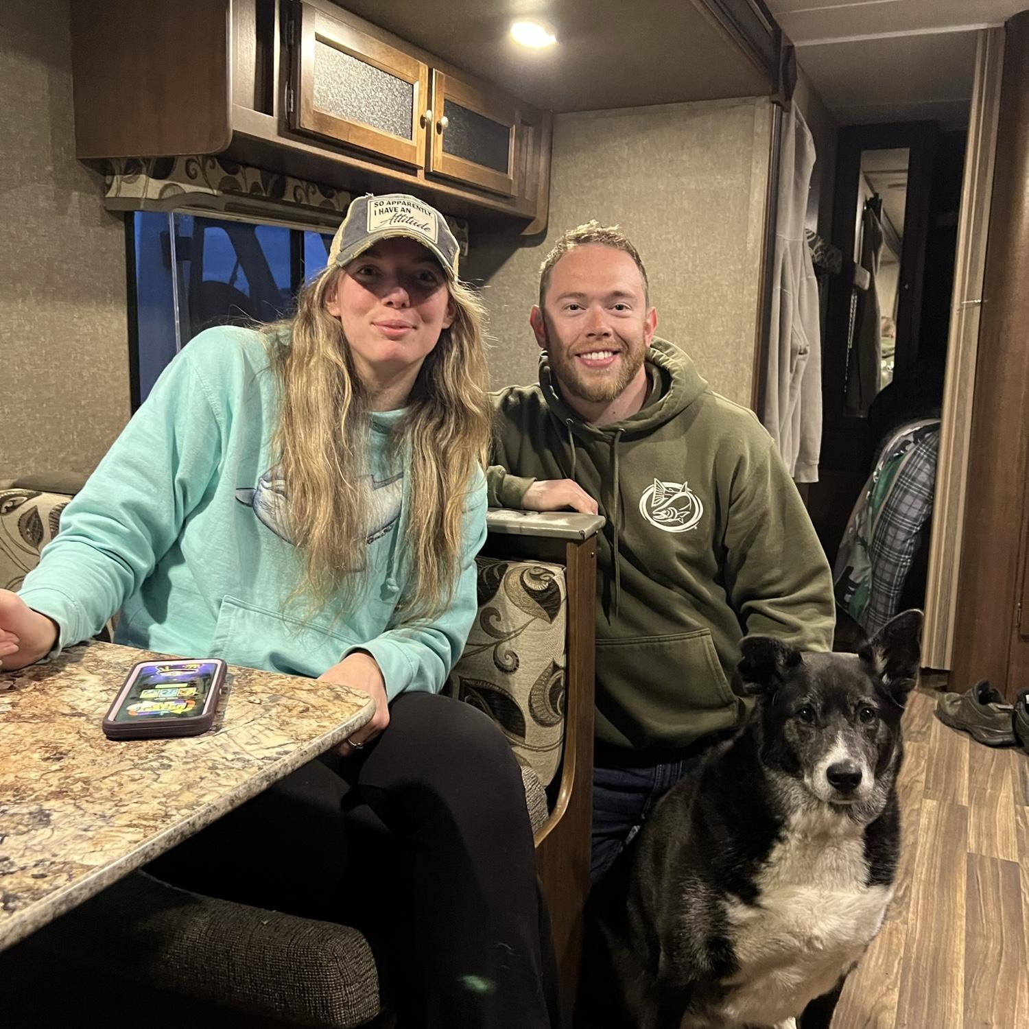 Our first camping trip together as a couple