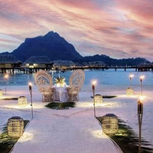 Sunset Dinner on Our Honeymoon