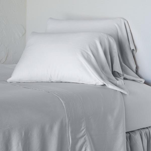 Madera Luxe Flat Sheet in Fog