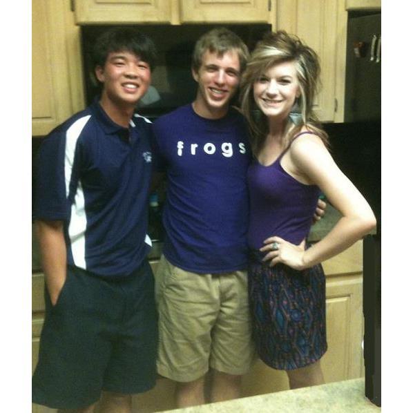 One of the very first photos we ever took together. Fall of 2010 - we were really embracing the purple!