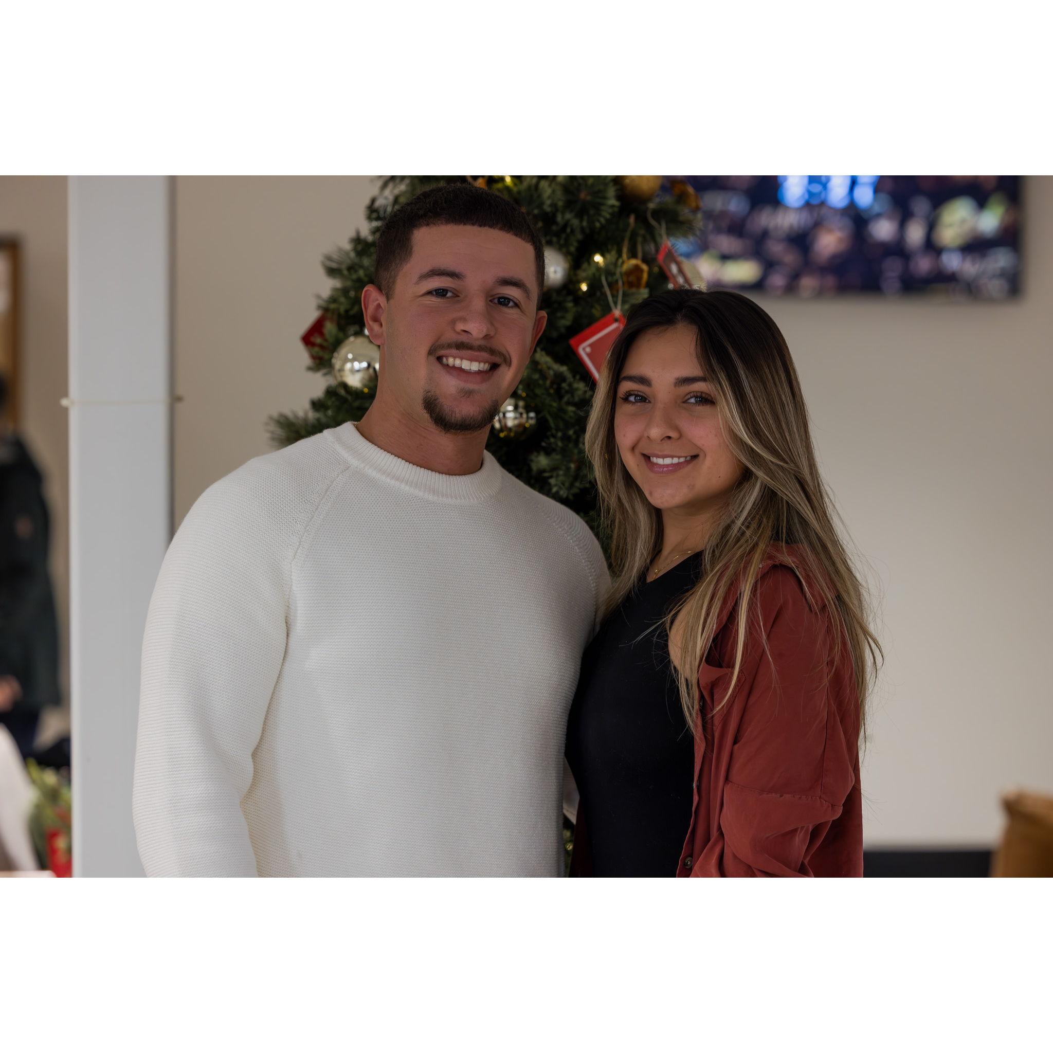 At church a friend with a camera said he wanted to take a picture of us