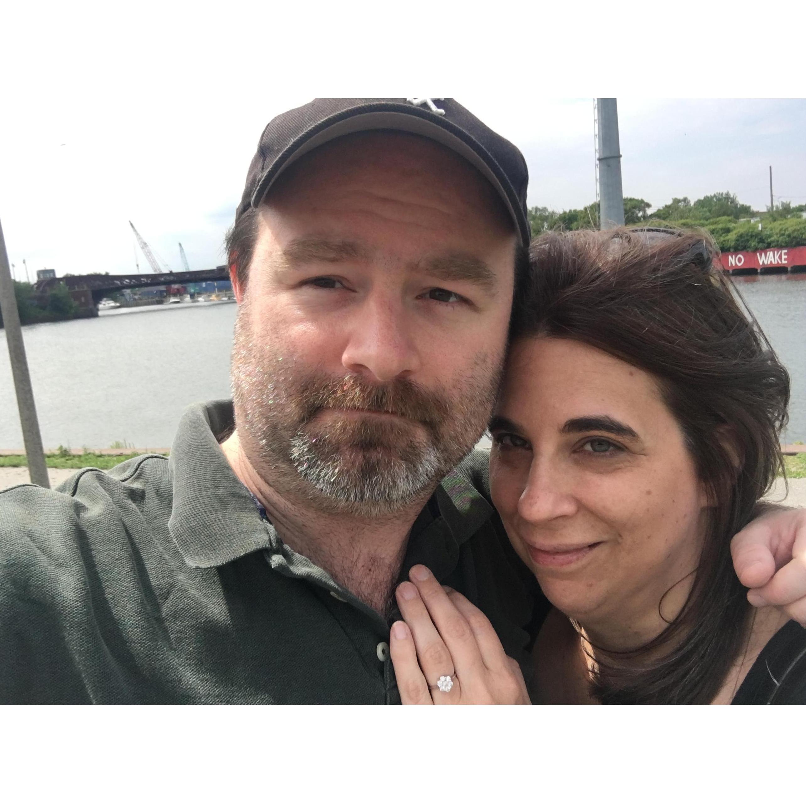 4 Months to Our Wedding. Visiting the Bridgeport Boathouse.