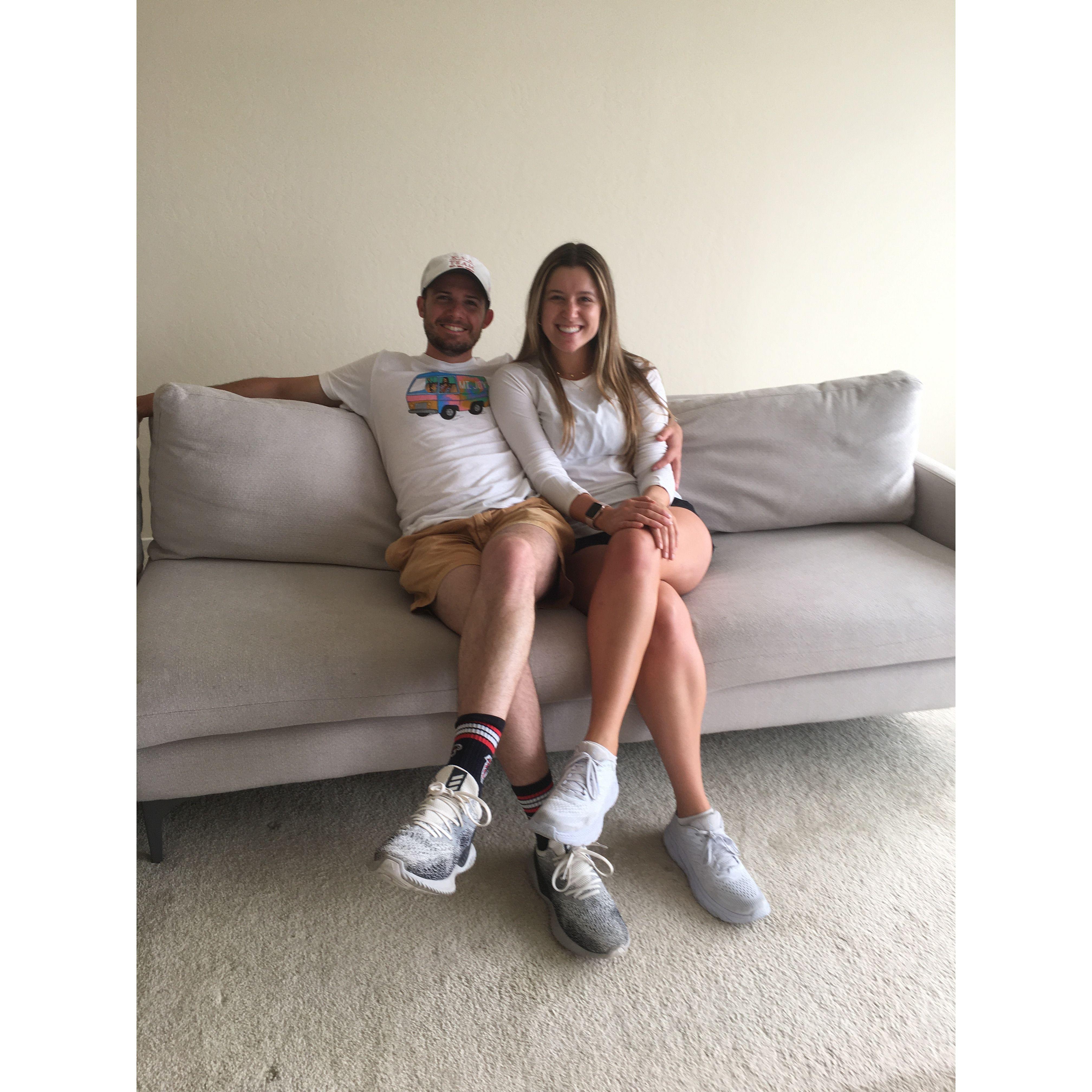 Moving into our current apartment!