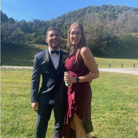 At Joel's cousin Connor's wedding in Tennessee! This was our first trip together