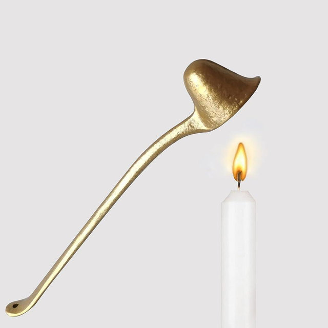 BSTGIFTS Candle Snuffer - Candle Fire Extinguisher Cutter - Candle Accessory Long Handle Candle Stopper，Candle Cover Tool (Classic Snuff)