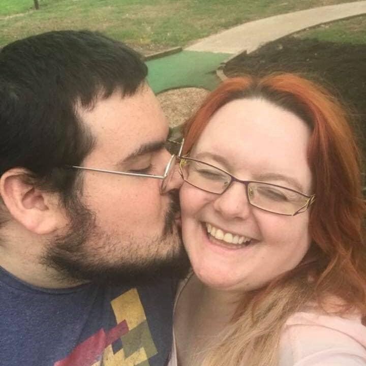 Early minigolf date between Gene and Julia... Gene only won because Julia got frustrated on one hole, and he won't let her forget.