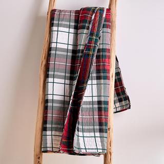 Spencer Plaid Reversible Quilted Throw