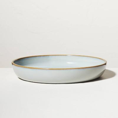 Stoneware Exposed Rim Shallow Serve Bowl - Hearth & Hand™ with Magnolia