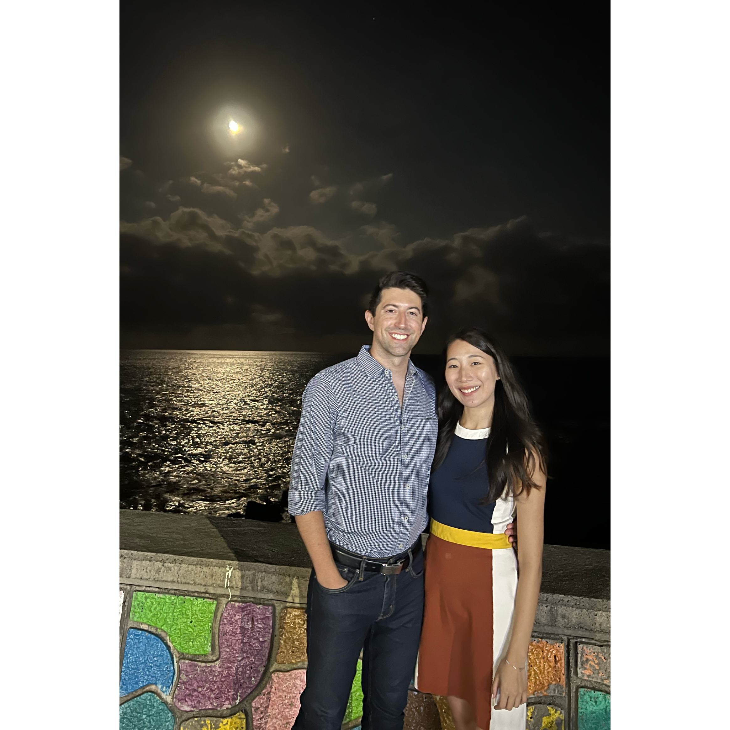 Moonlight on a September night.