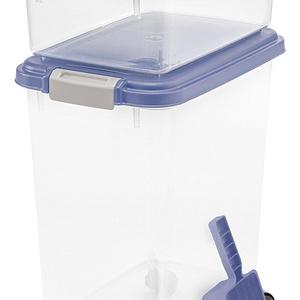 IRIS USA, Inc........ Iris Blue Indigo Clear Airtight Three Piece Food Storage Combo