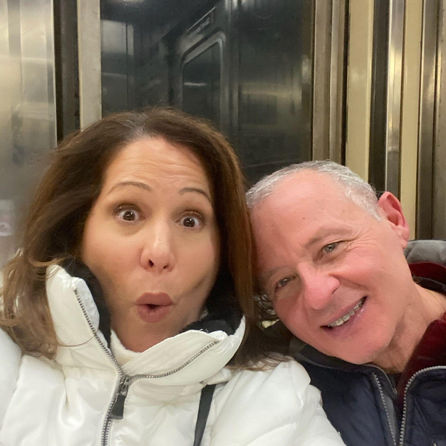 Our first time taking the subway in NYC. We did it!
