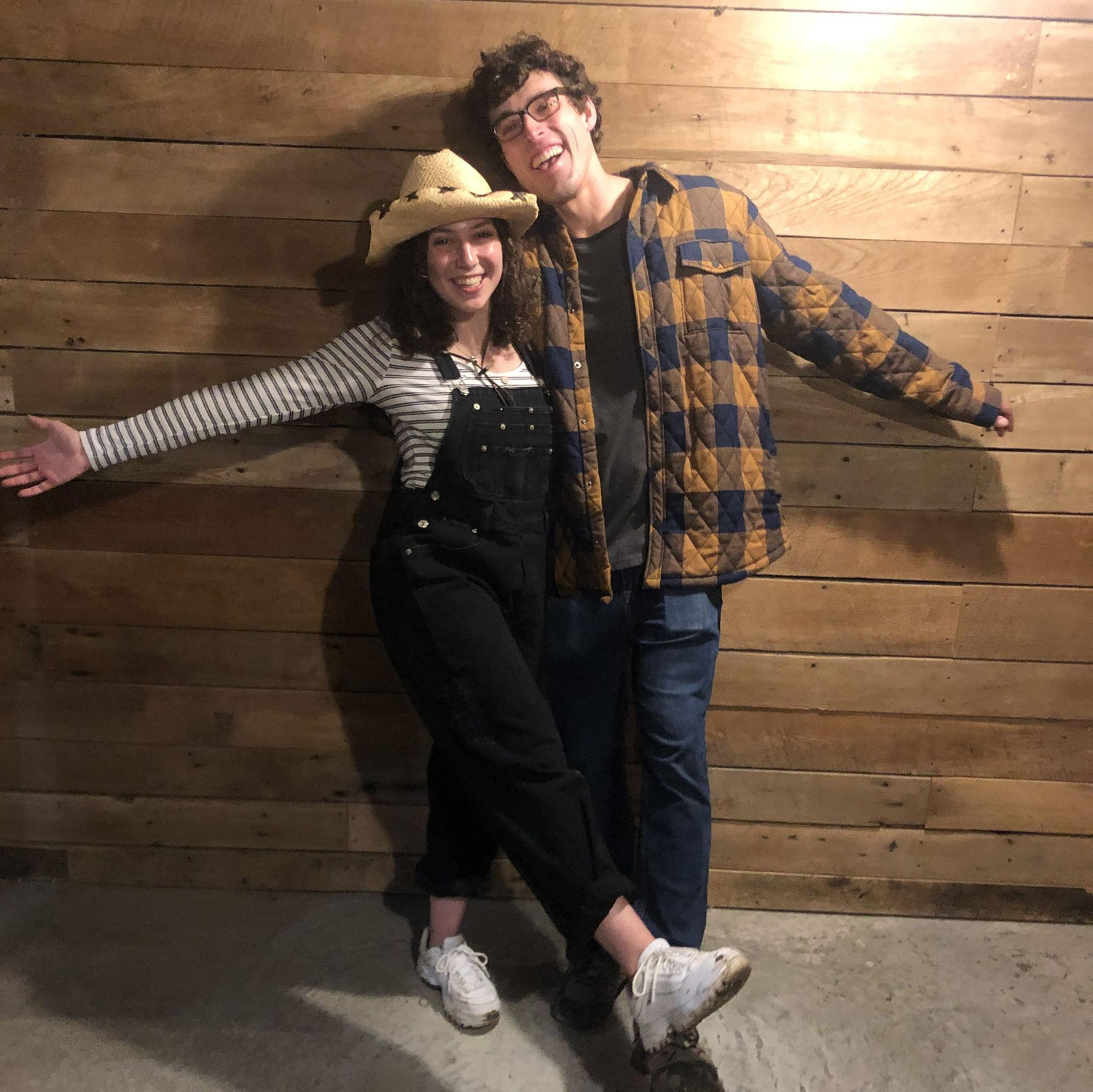 Obligatory barn dance photo because we went to school in Indiana 🌽run club barn dance in October 2019
