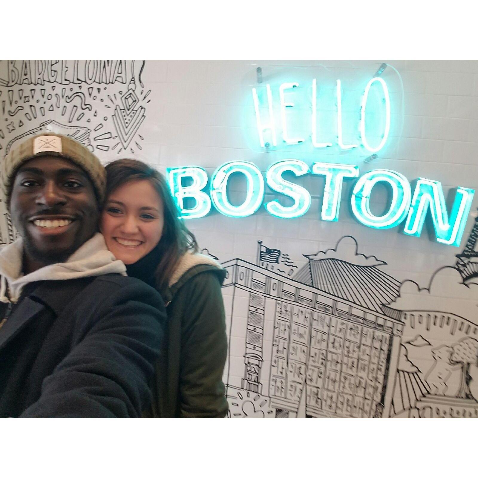 four months later, McKayla moved back to the U.S. from Guatemala and flew up to Boston to surprise Farnel